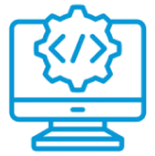 Code gear on screen illustration