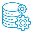Database with gears icon