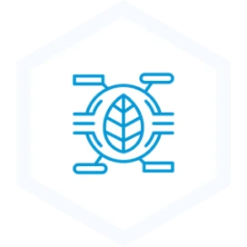 Eco-friendly tech symbol